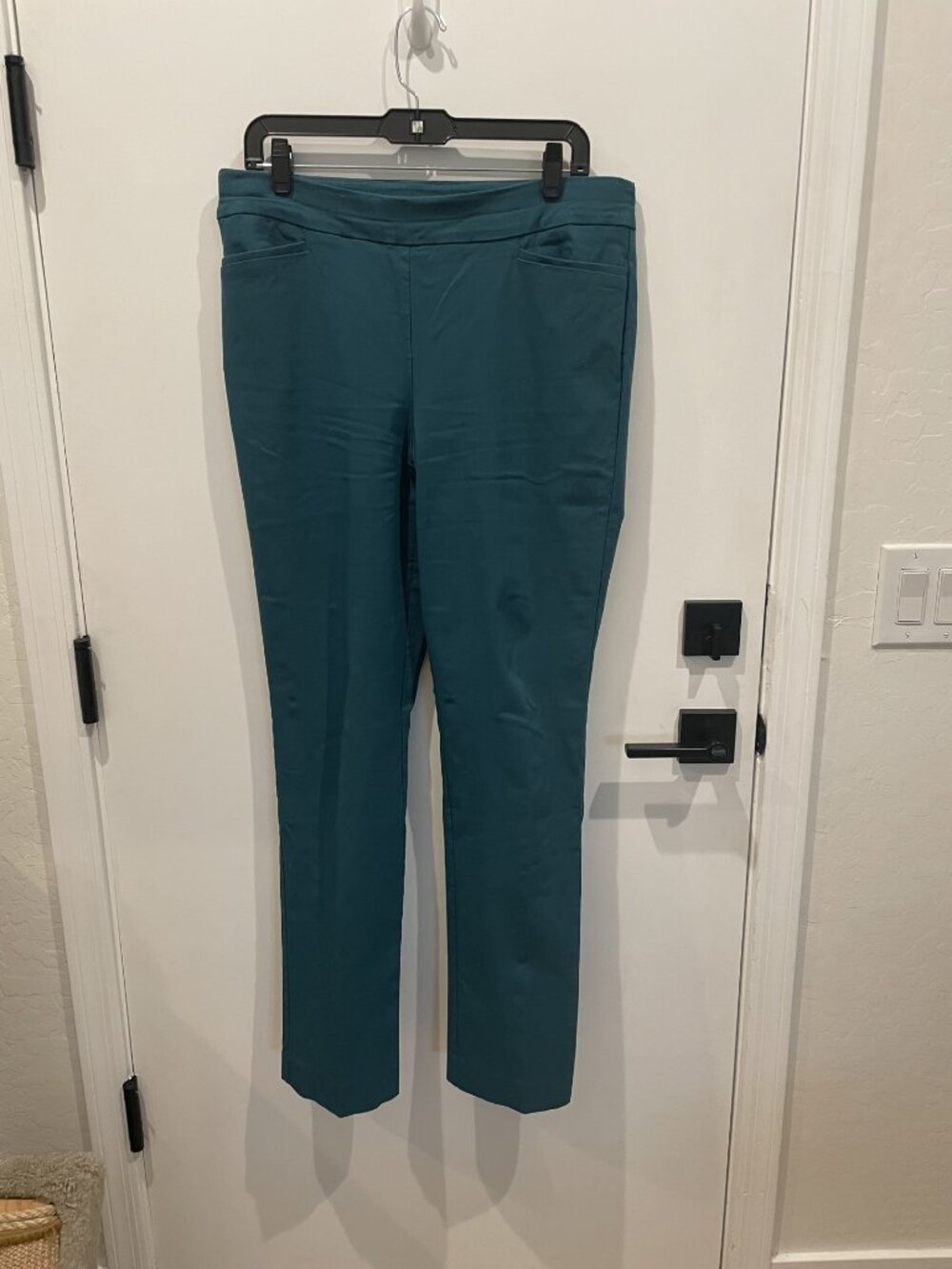 Chico's Brigitte Teal pants - Size 2 Tall or US 12 Tall